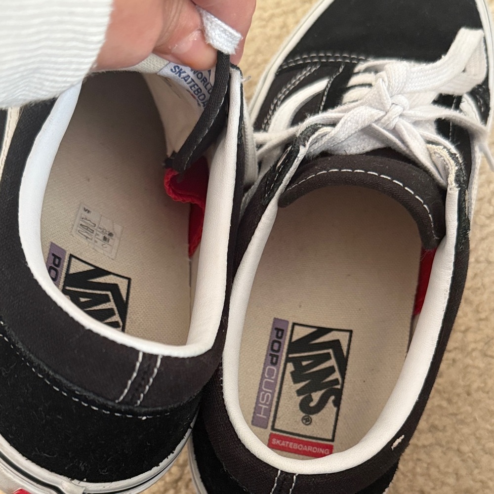 Vans Black and White Sneakers - Picture 10 of 10